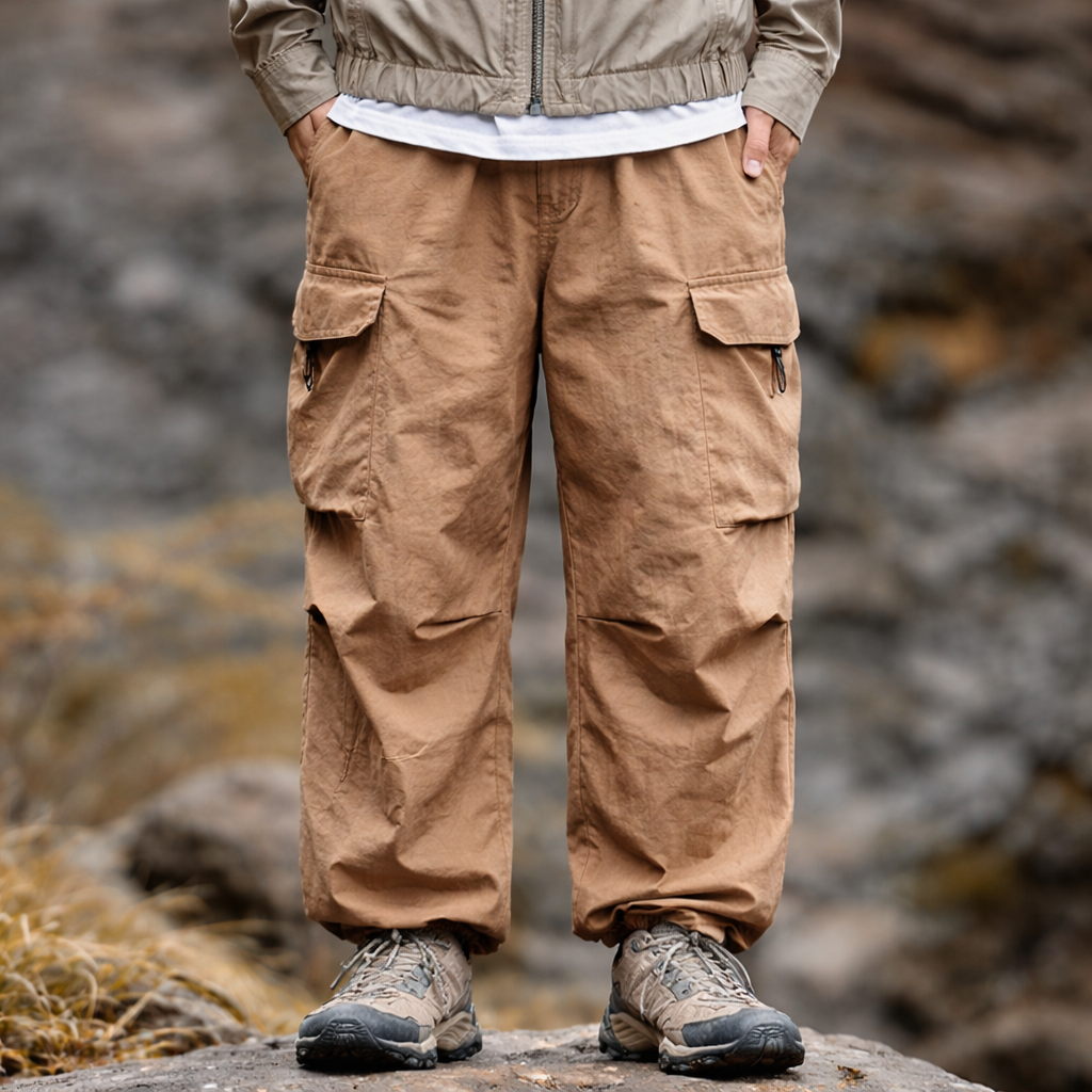 Waterproof Cargo Pants for Men | Loose Fit, Baggy | Functional