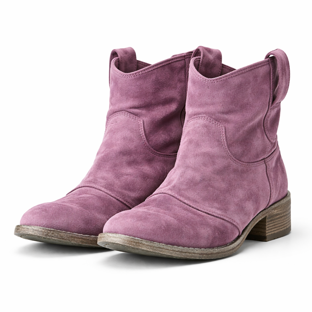 Bottes Westerns Roselle en Daim pour Femmes | Confort Premium et Style