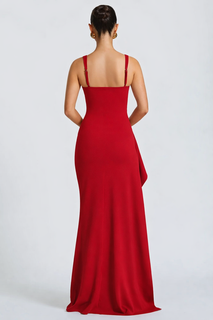 Maxi Dress with Slit Design