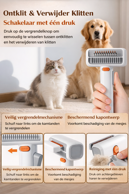 PetGlide™  - 2-in-1 Huisdierenkam