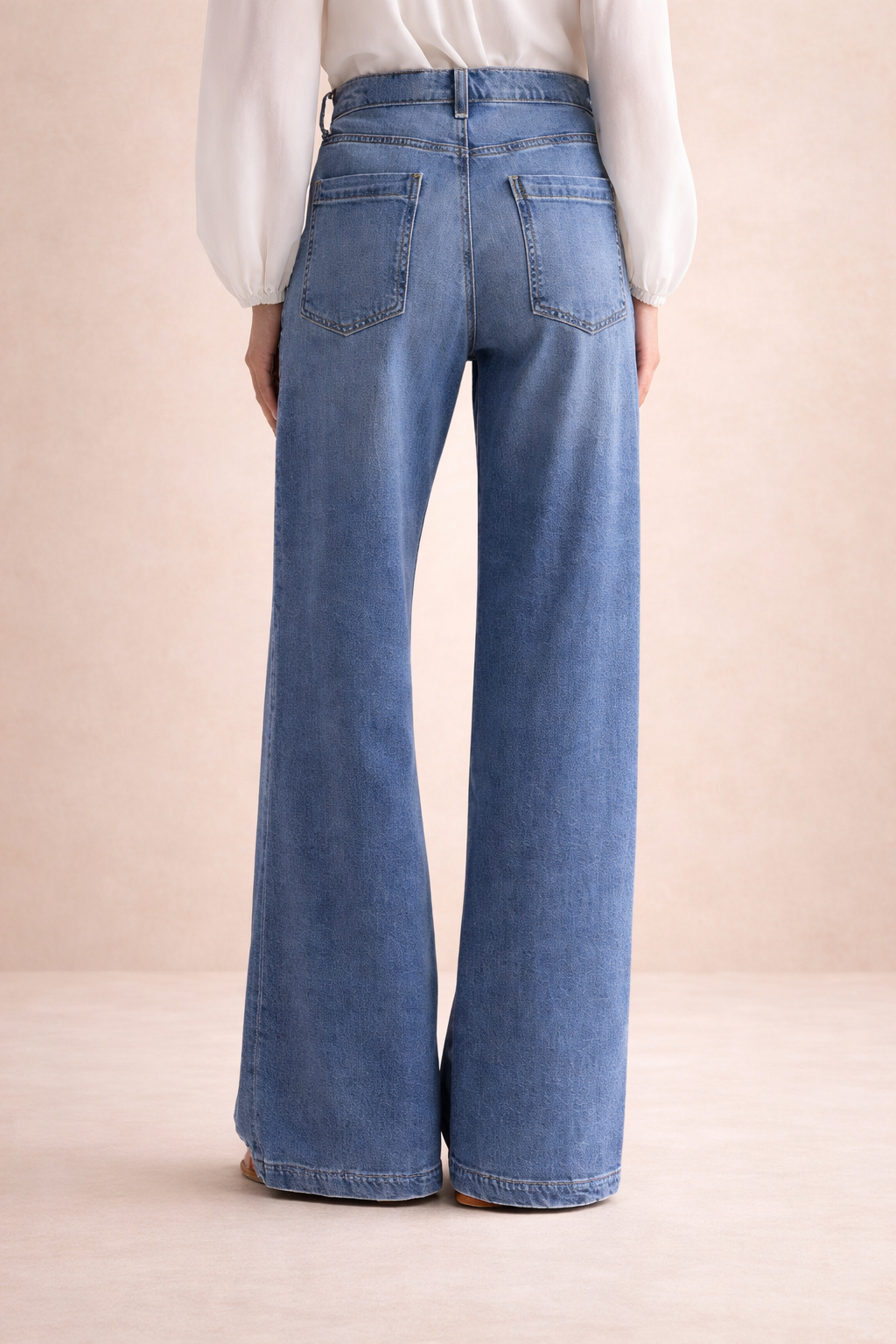 Paula – Jean taille haute à jambe large