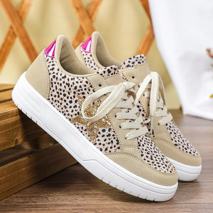 Chaussure Skate Homme Tendance Imprimé Léopard 5