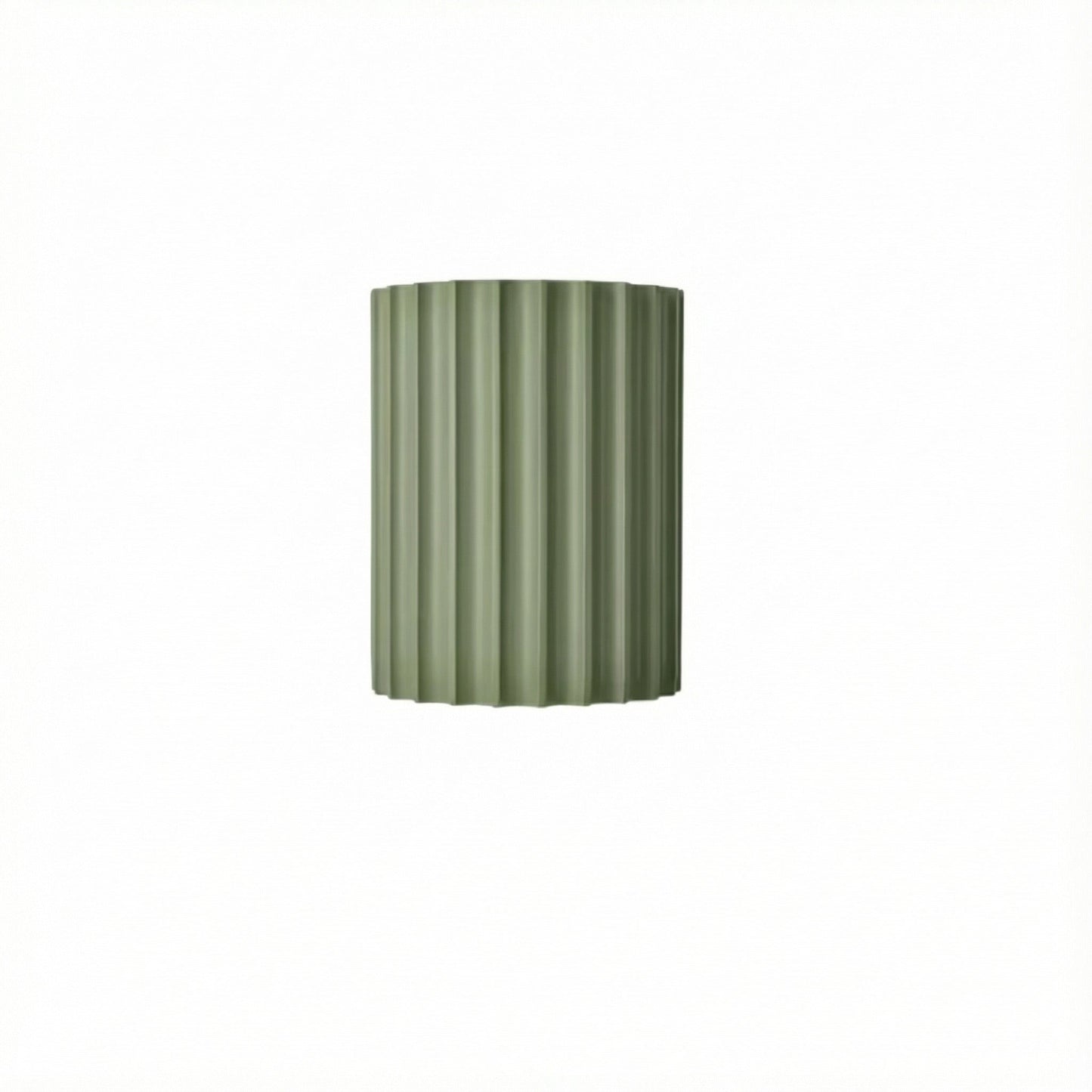 Freyza - Nordic Pleated Resin Wall Sconce | Modern Macaron Ribbed LED Lamp (16.5cm)