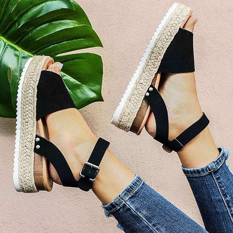Johanna Sandales Femme Espadrilles – Style Chic & Confort Léger pour Tenues Quotidiennes