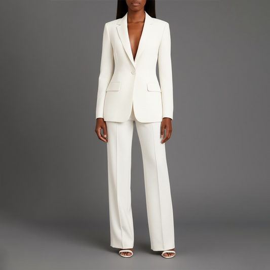 Formeller Blazer-Hosenanzug für Damen