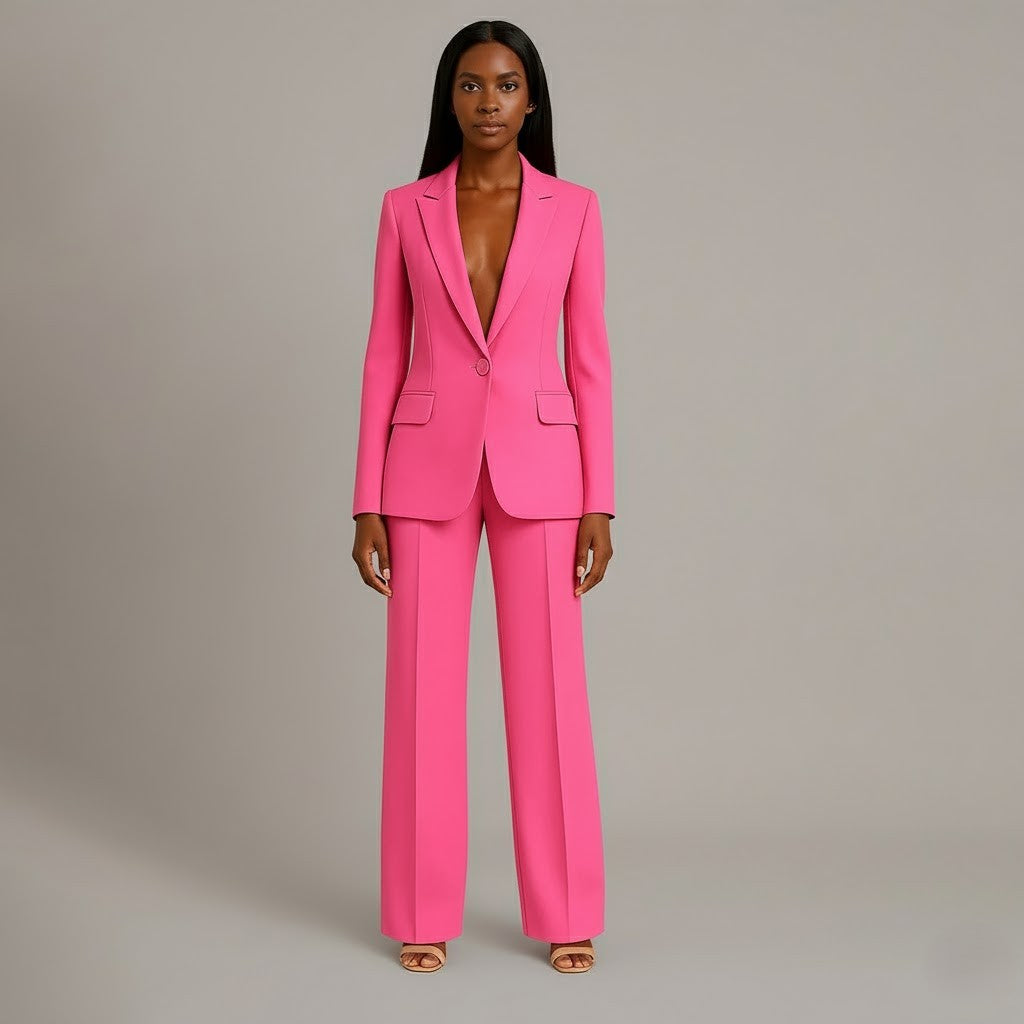 Formeller Blazer-Hosenanzug für Damen