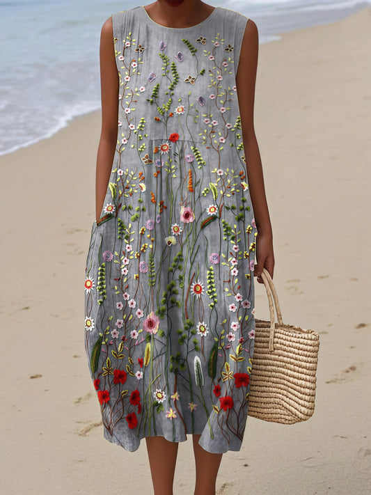 Clarissa | Lightweight sleeveless summer dress