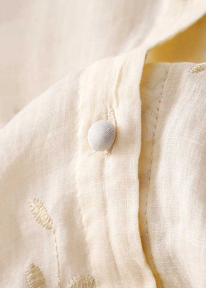 Chic Blouse with Floral Accents