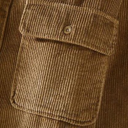 Giacca in pile - Classica - A coste - Ideale per l'inverno