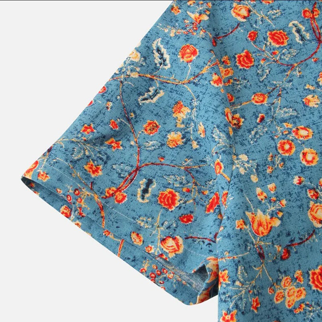 Nico - Chemise imprimée tropicale pour homme
