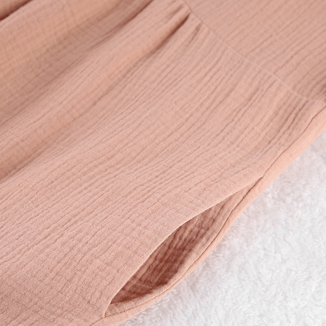 Robe Midi Décontractée pour Femme – Robe Ample à Col en V