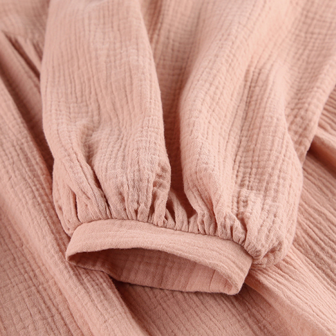 Robe Midi Décontractée pour Femme – Robe Ample à Col en V
