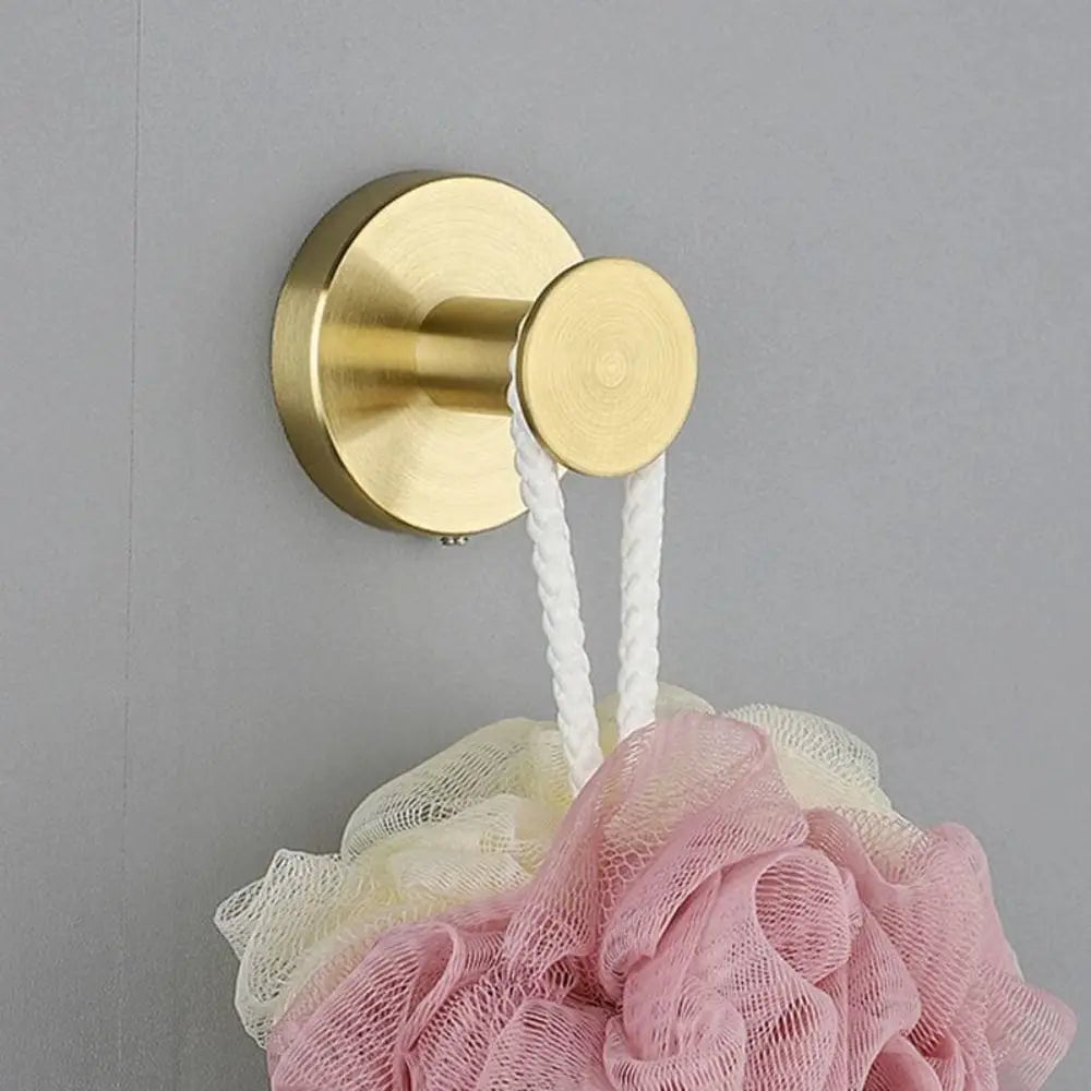 (1 + 1 Free) Gleaming Haven: Luxury Stainless Hooks