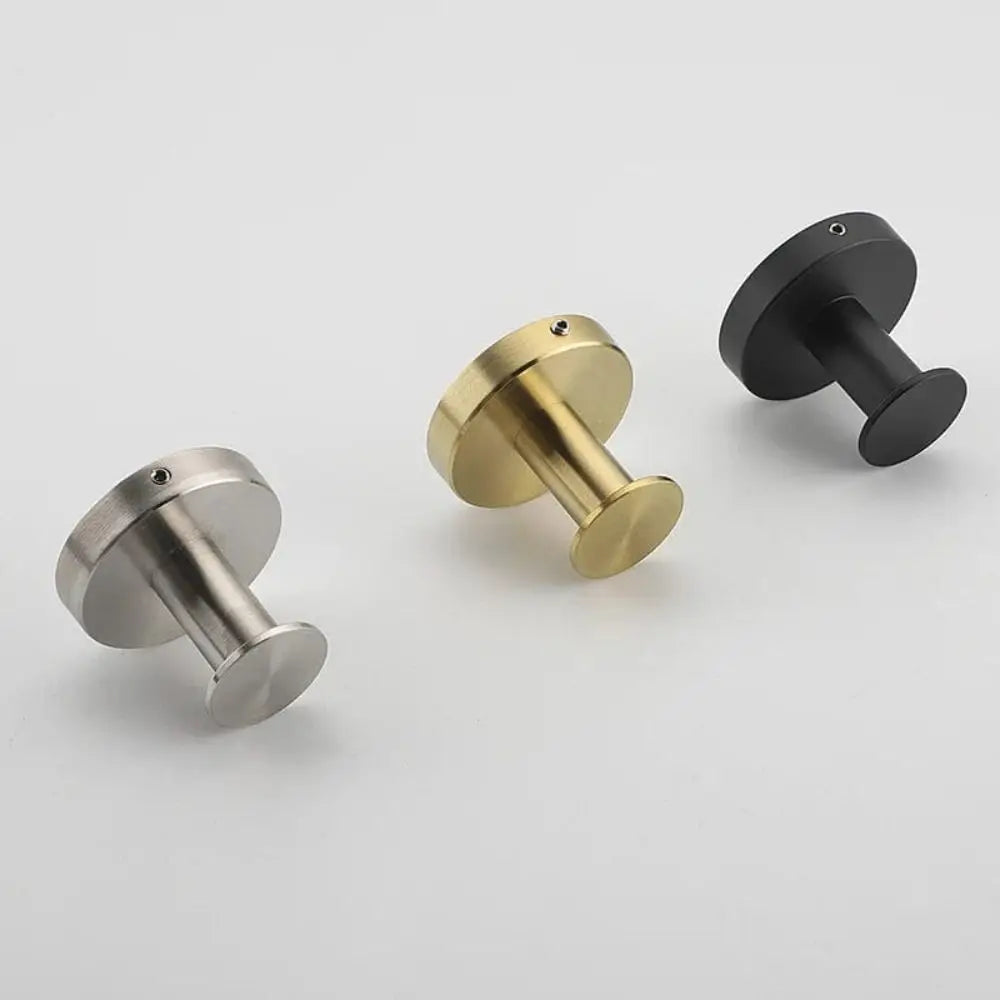 (1 + 1 Free) Gleaming Haven: Luxury Stainless Hooks