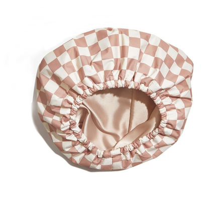 SILKLOCK Waterproof Satin Shower Cap