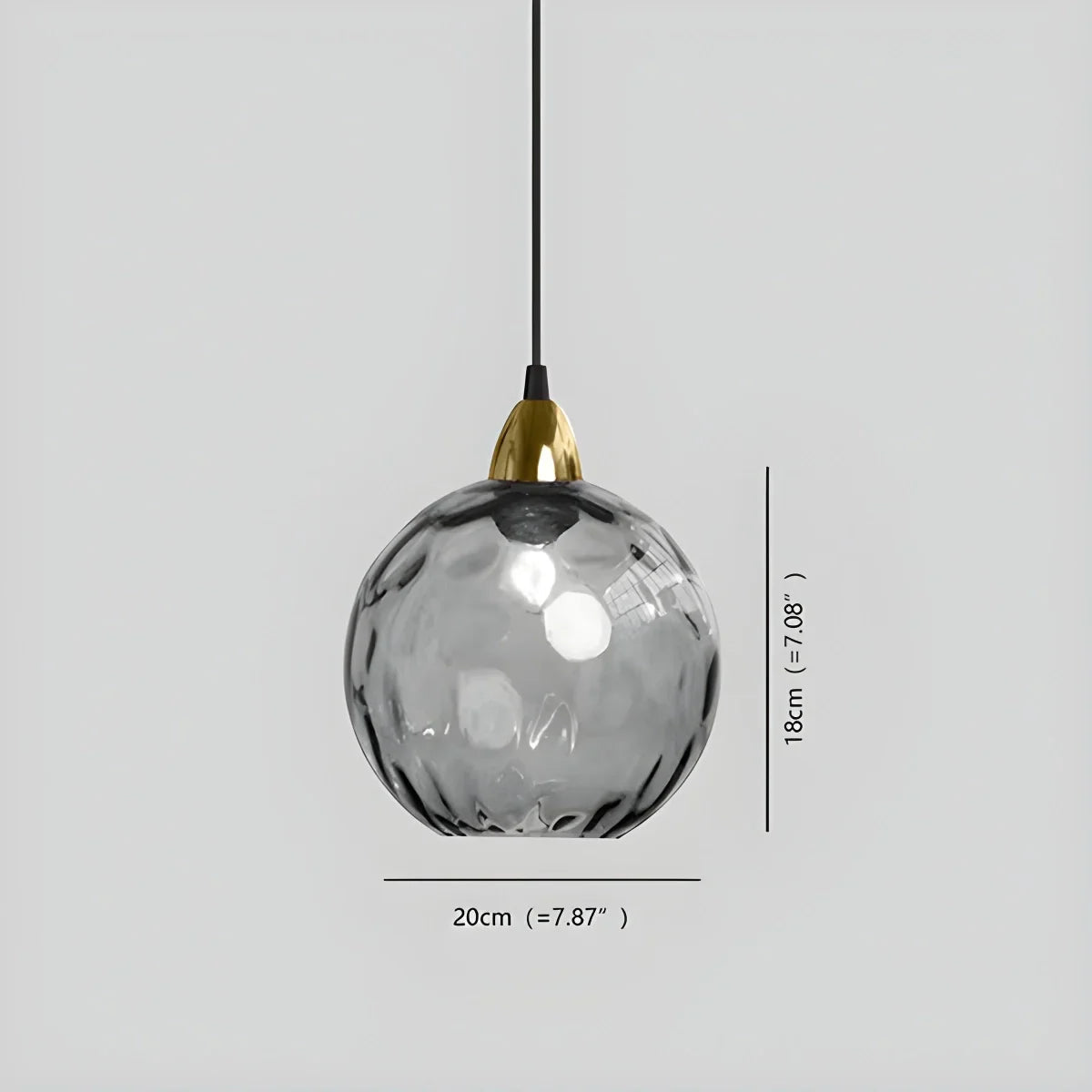 Colorful Glass Ball Pendant Light for Living Room - Orntli 1