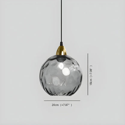 Colorful Glass Ball Pendant Light for Living Room - Orntli 1