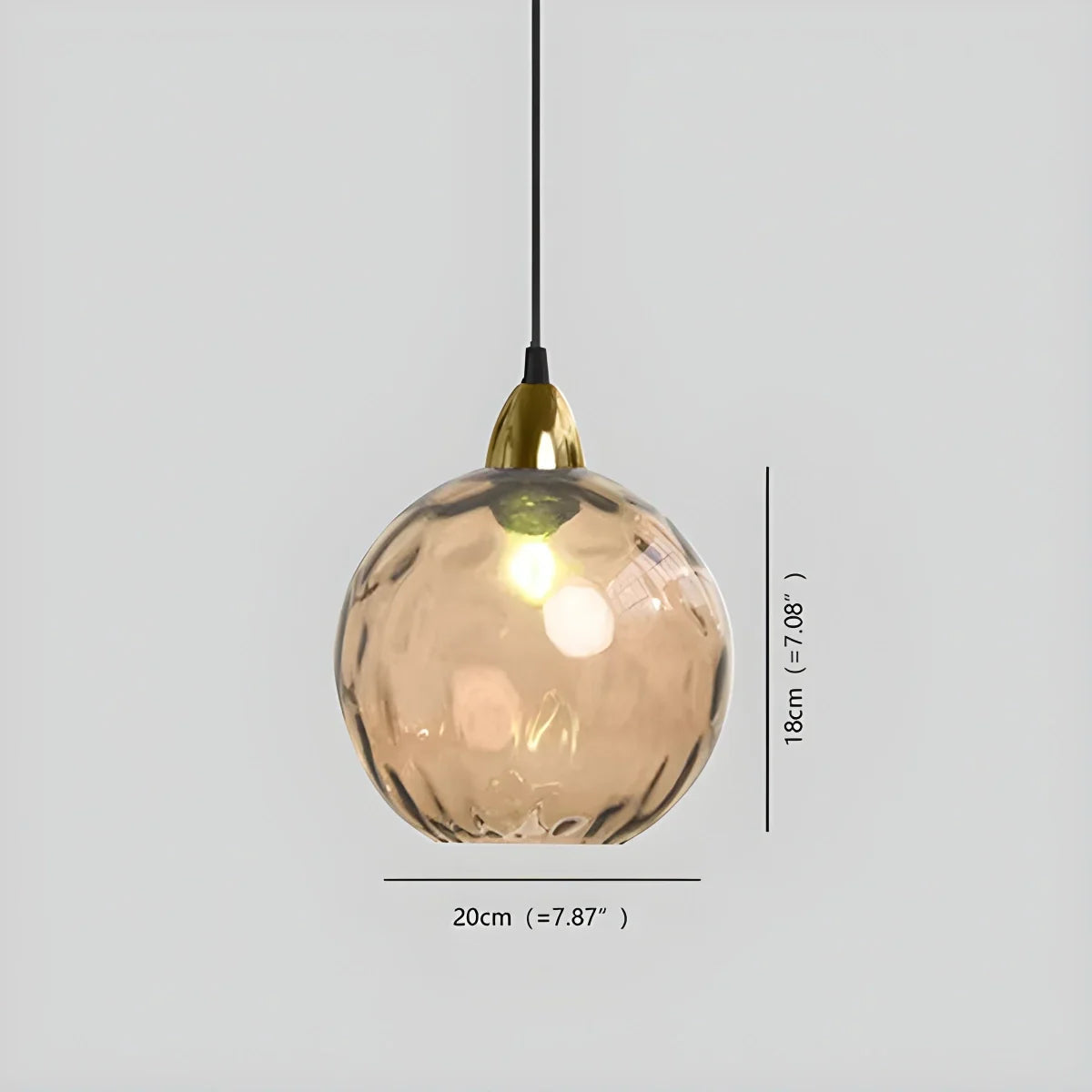 Colorful Glass Ball Pendant Light for Living Room - Orntli 2