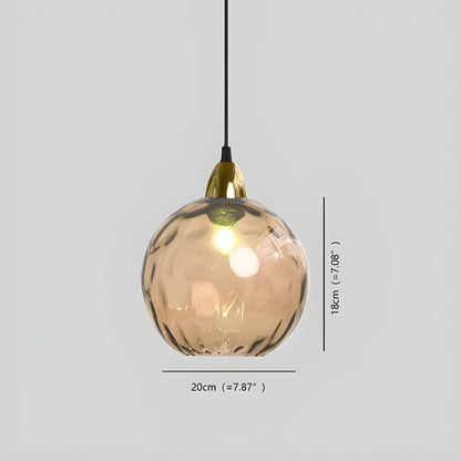 Colorful Glass Ball Pendant Light for Living Room - Orntli 2