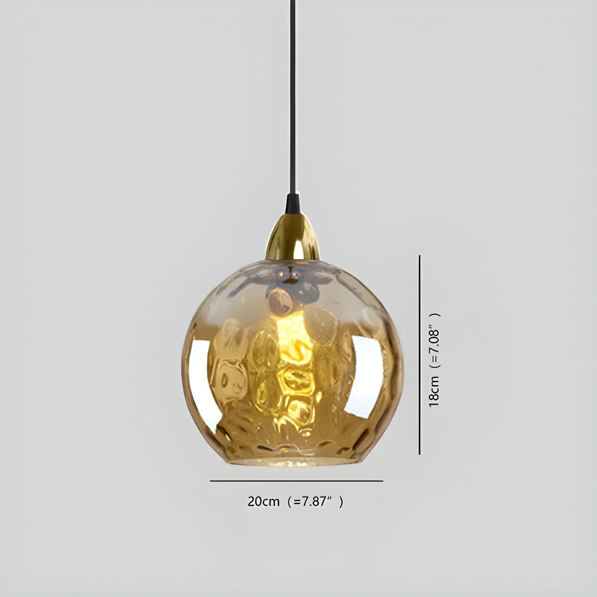 Colorful Glass Ball Pendant Light for Living Room - Orntli 3