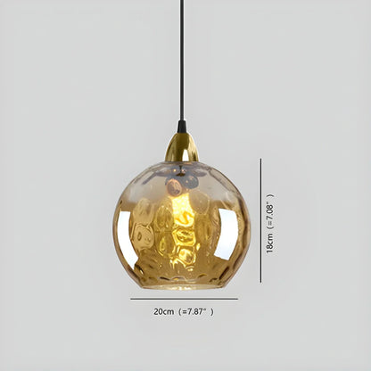 Colorful Glass Ball Pendant Light for Living Room - Orntli 3