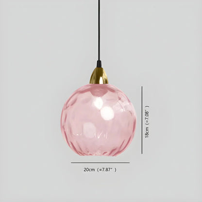 Colorful Glass Ball Pendant Light for Living Room - Orntli 4