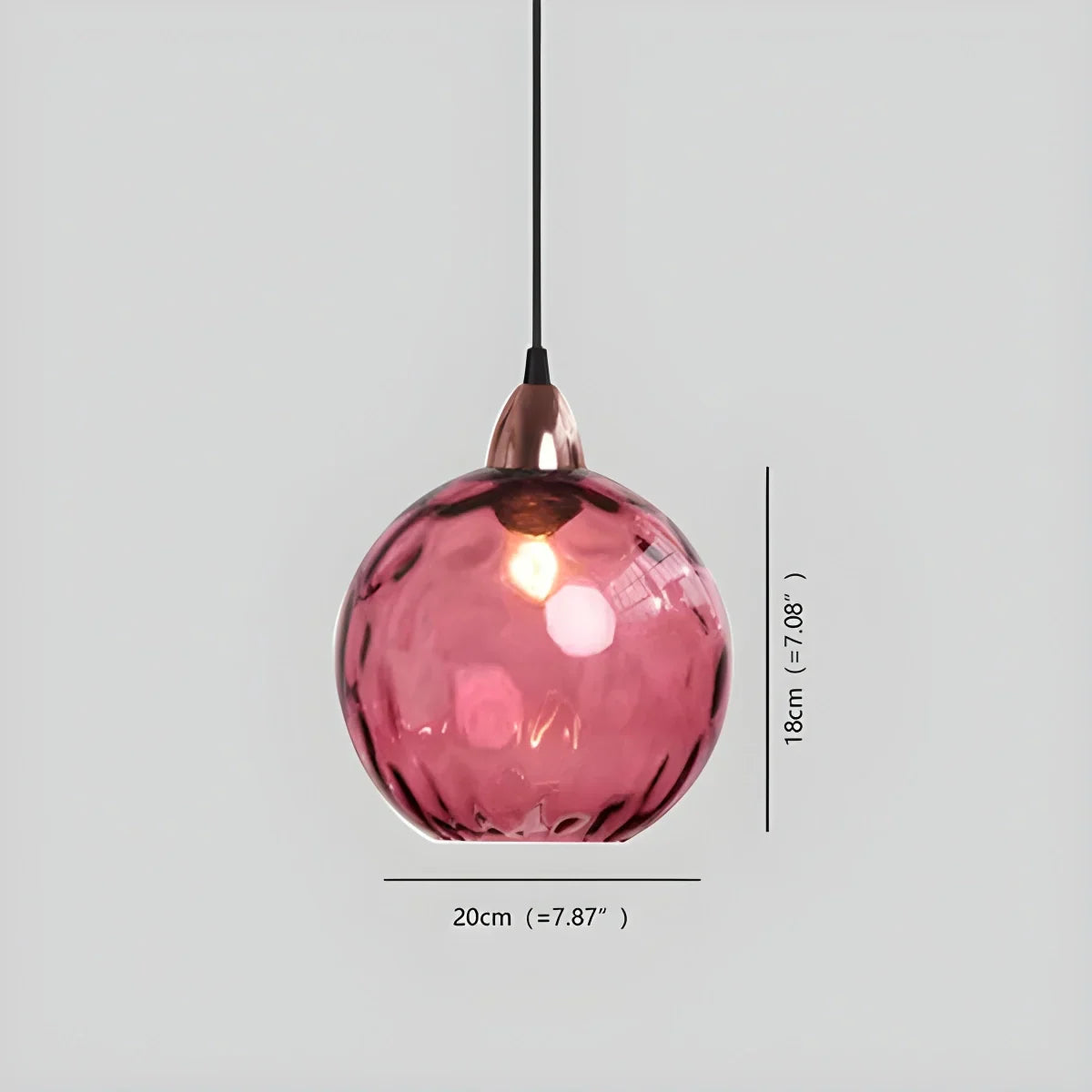 Colorful Glass Ball Pendant Light for Living Room - Orntli 5