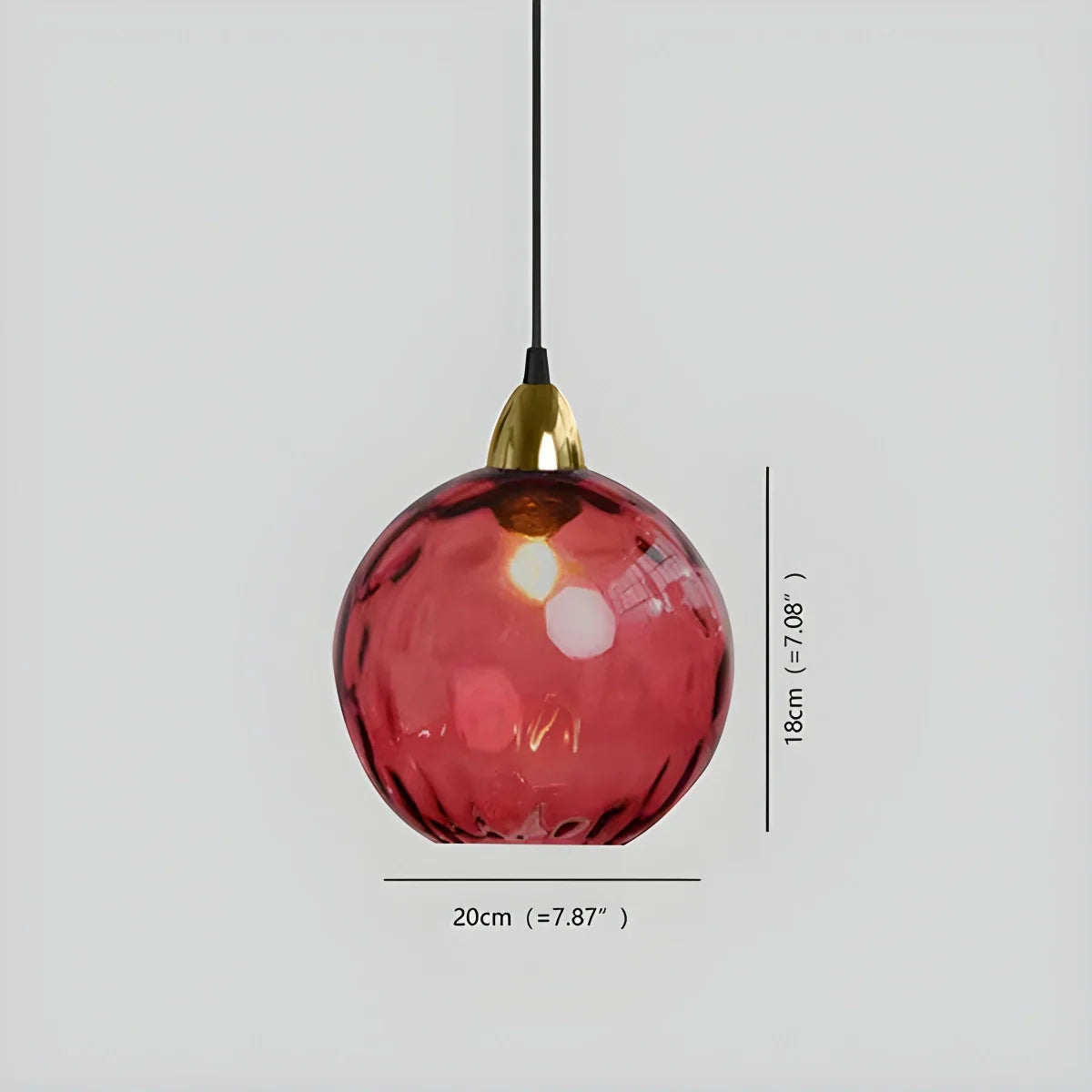 Colorful Glass Ball Pendant Light for Living Room - Orntli 6