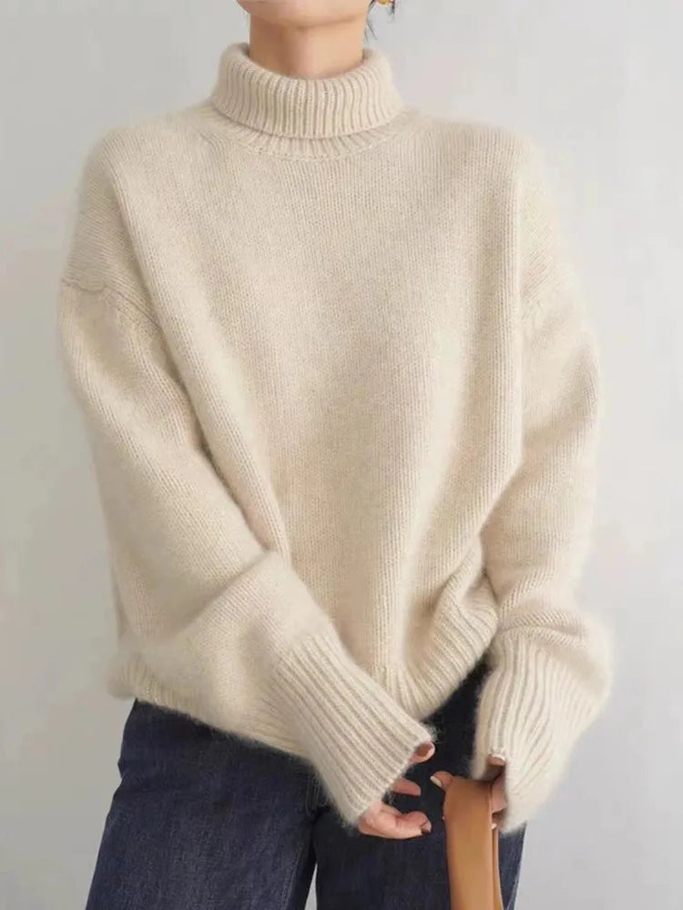 Damen Rollkragenpullover | Langarm