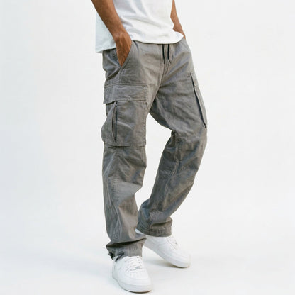 Comfortable Black Cargo Pants for Men