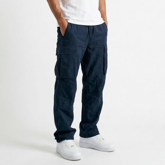 Comfortable Black Cargo Pants for Men