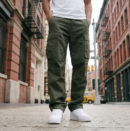 Comfortable Black Cargo Pants for Men