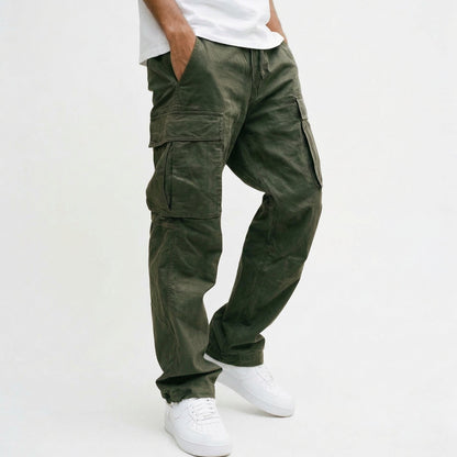 Comfortable Black Cargo Pants for Men