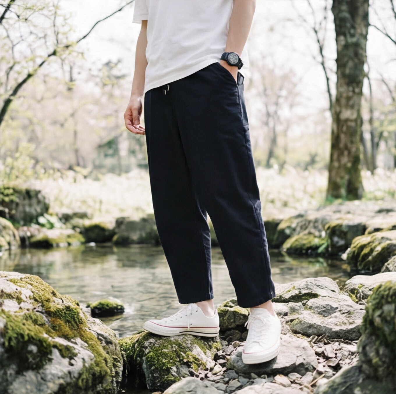 Comfortable Cropped Capri Pants