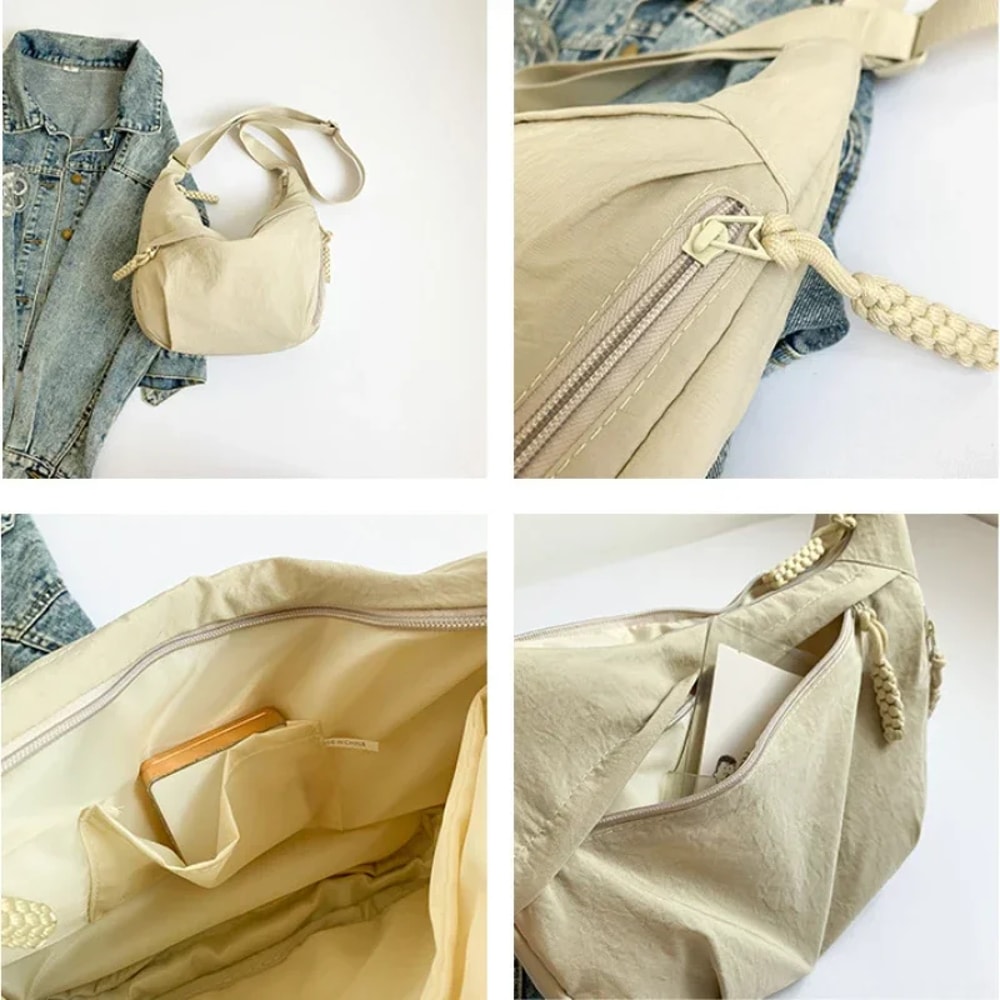 CompactCarry Pro™ Minimalist Nylon Crossbody Bag
