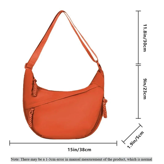 CompactCarry Pro™ Minimalist Nylon Crossbody Bag