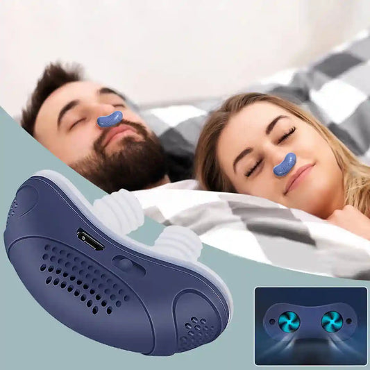 Compact and Quiet Lightweight CPAP Device for Sleep Apnea – Mask-Free and USB Rechargeable