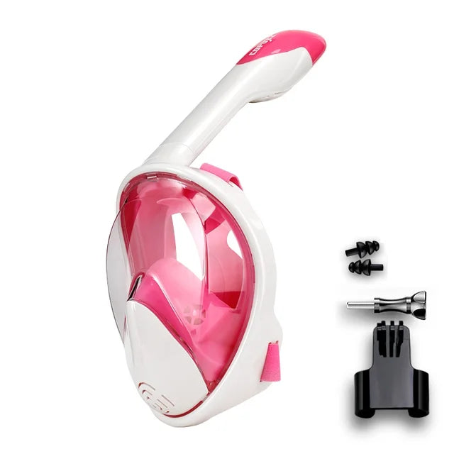 outdoor equipment : Scuba | Snorkelmasker | Onderwater Avonturen Snorkelmasker in Wit Roze van Pantino