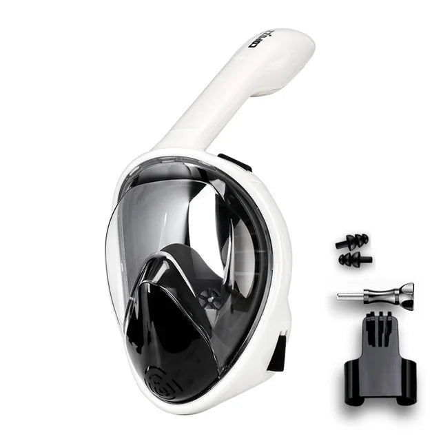 outdoor equipment : Scuba | Snorkelmasker | Onderwater Avonturen Snorkelmasker in Wit zwart van Pantino