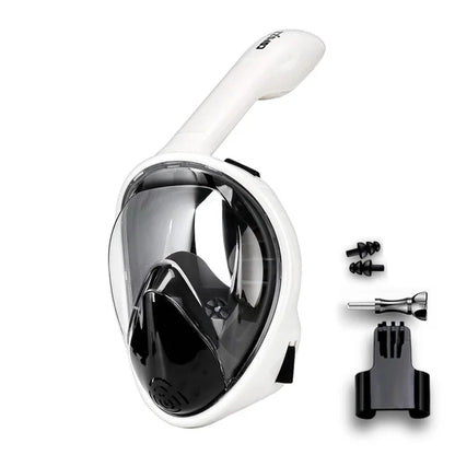 outdoor equipment : Scuba | Snorkelmasker | Onderwater Avonturen Snorkelmasker in Wit zwart van Pantino