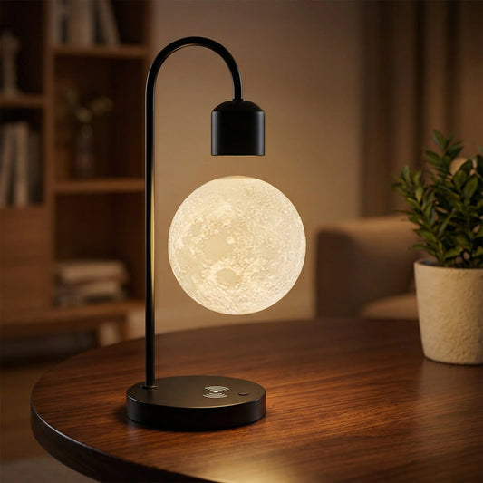 Cordless Bedside Charging Lamp -  Lunafloat
