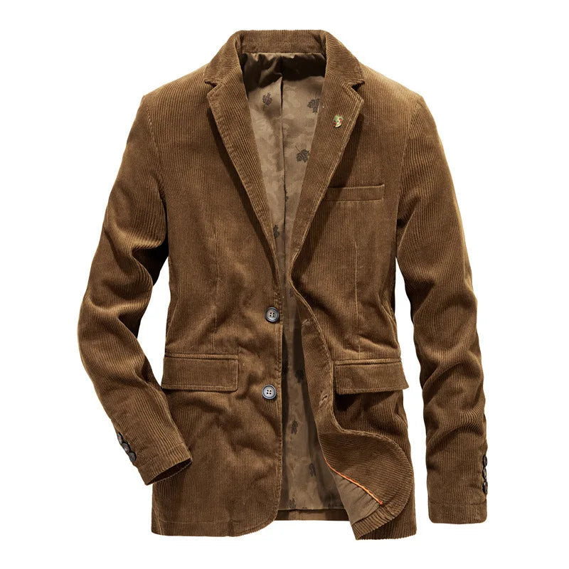 Corduroy blazer voor heren, klassieke stijl 2