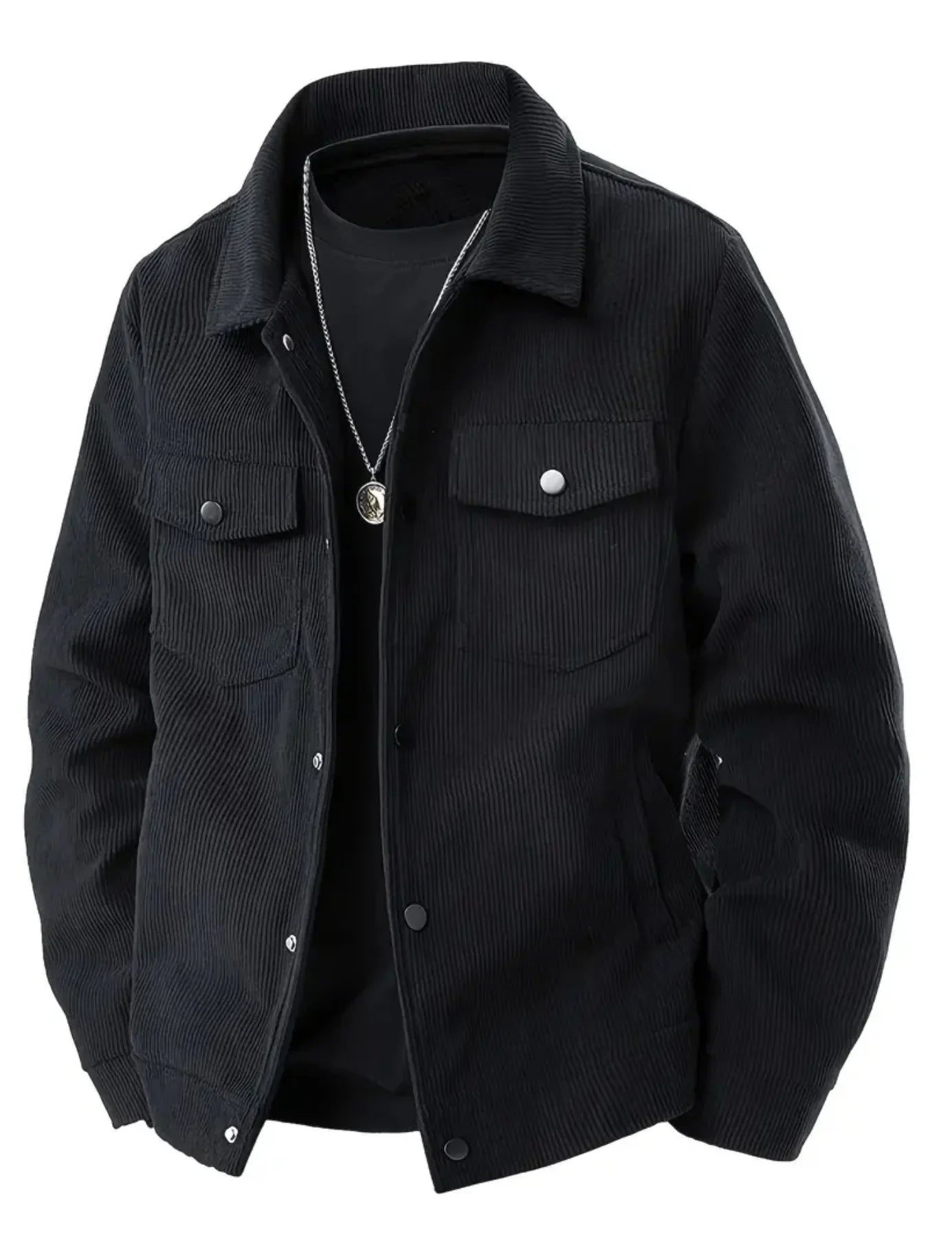 Corduroy jas heren | Ribstof jas met warme en casual look
