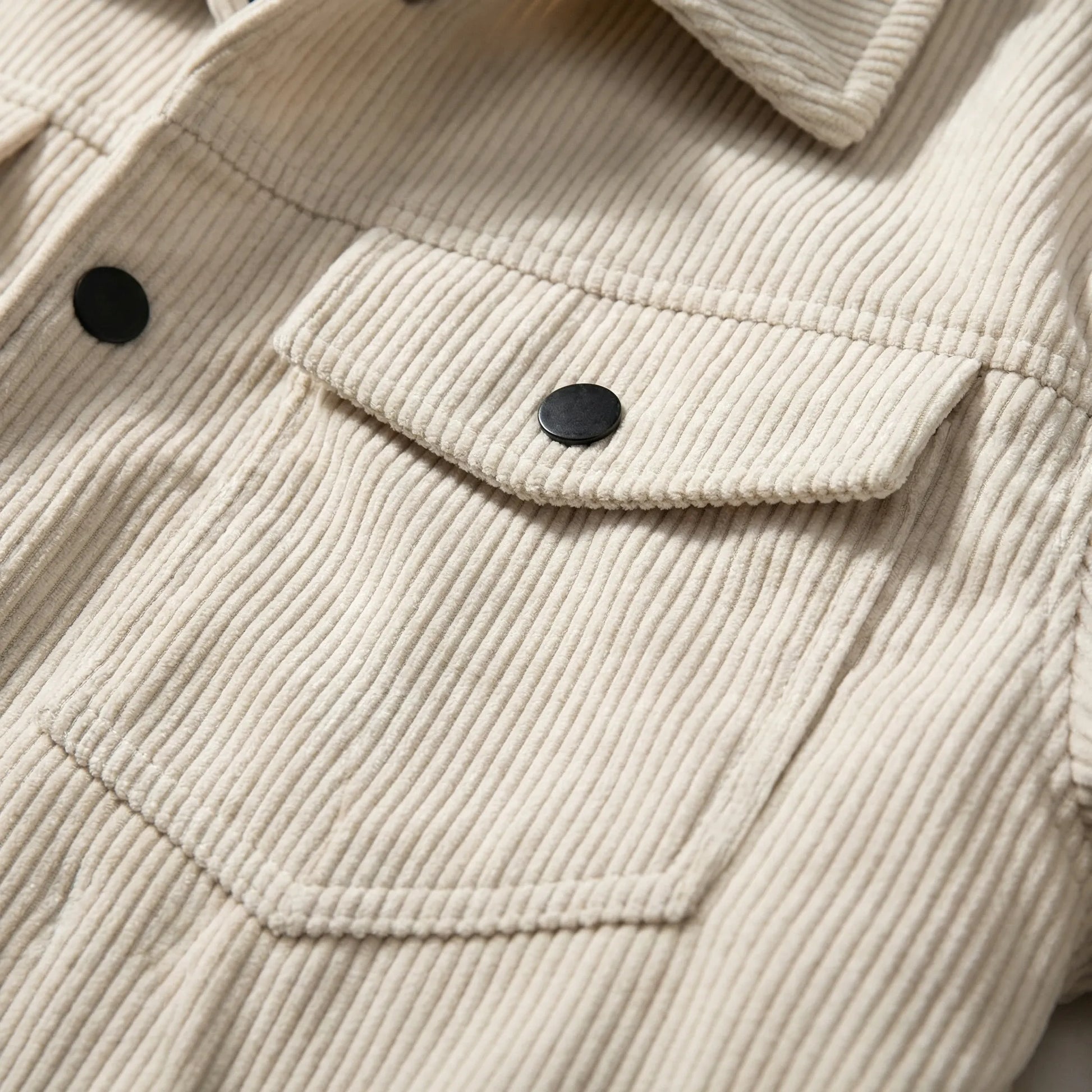 Corduroy jas heren | Ribstof jas met warme en casual look