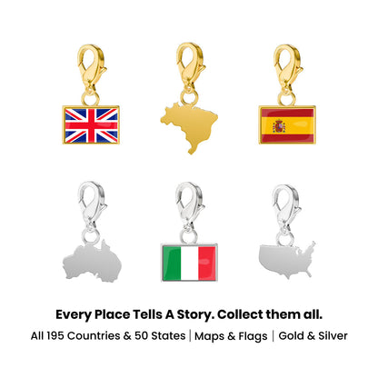 Flag & Map Charms Set - HYVE