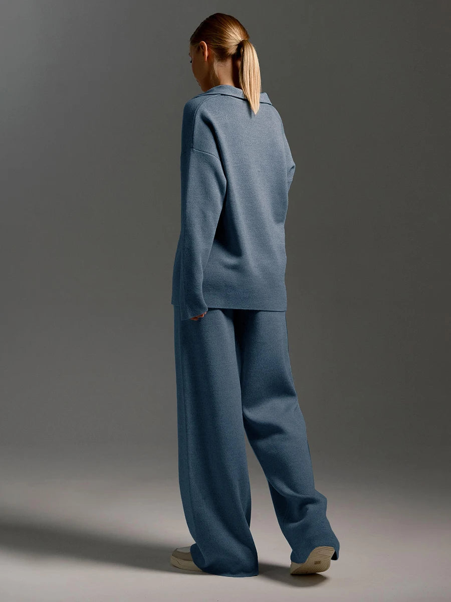 Cozy Lounge Set for Women | Soft Knit Fabric, Stylish & Comfortable 3