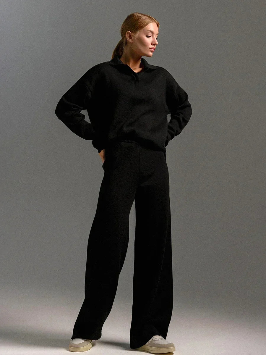 Cozy Lounge Set for Women | Soft Knit Fabric, Stylish & Comfortable 4