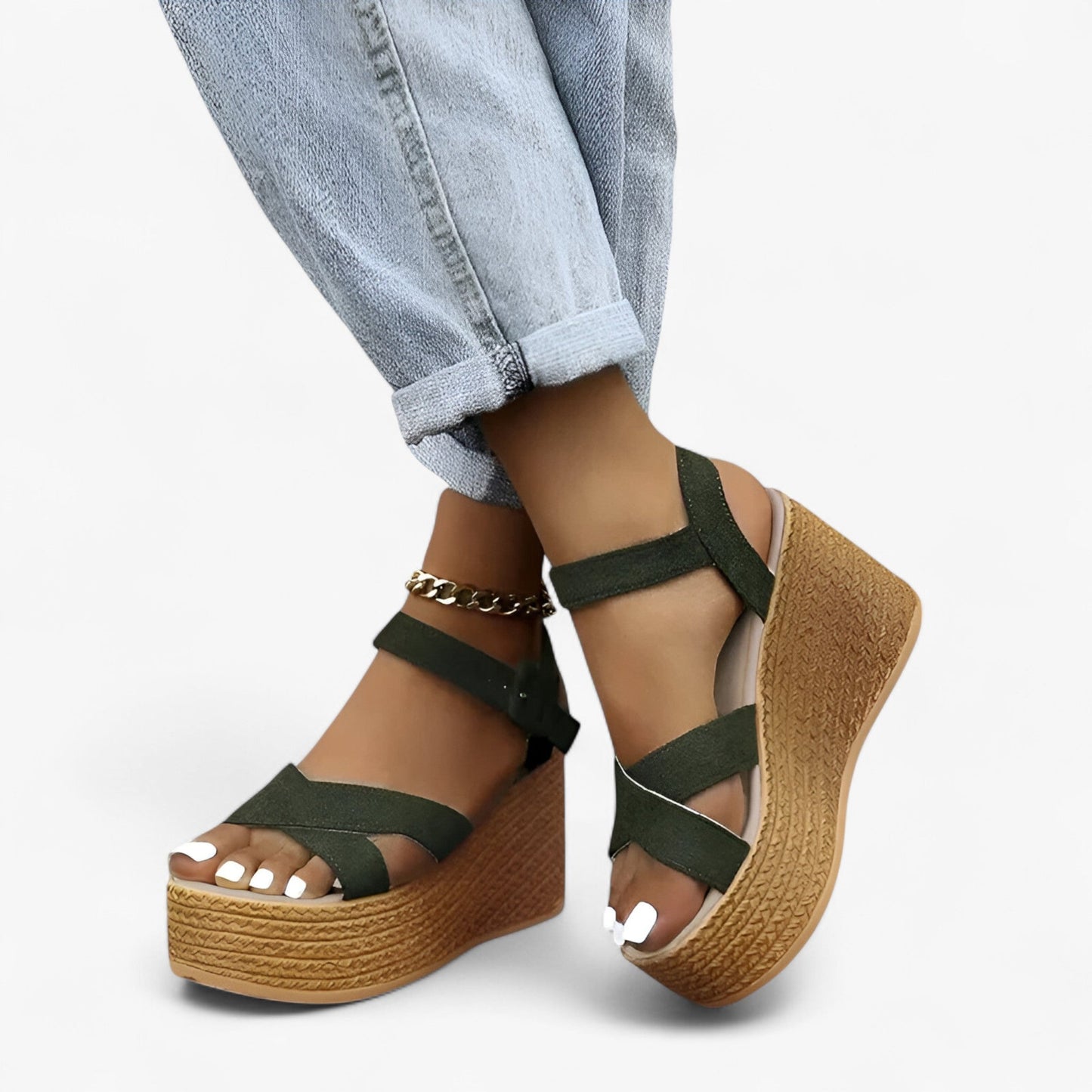 Sandali con tacco confortevoli