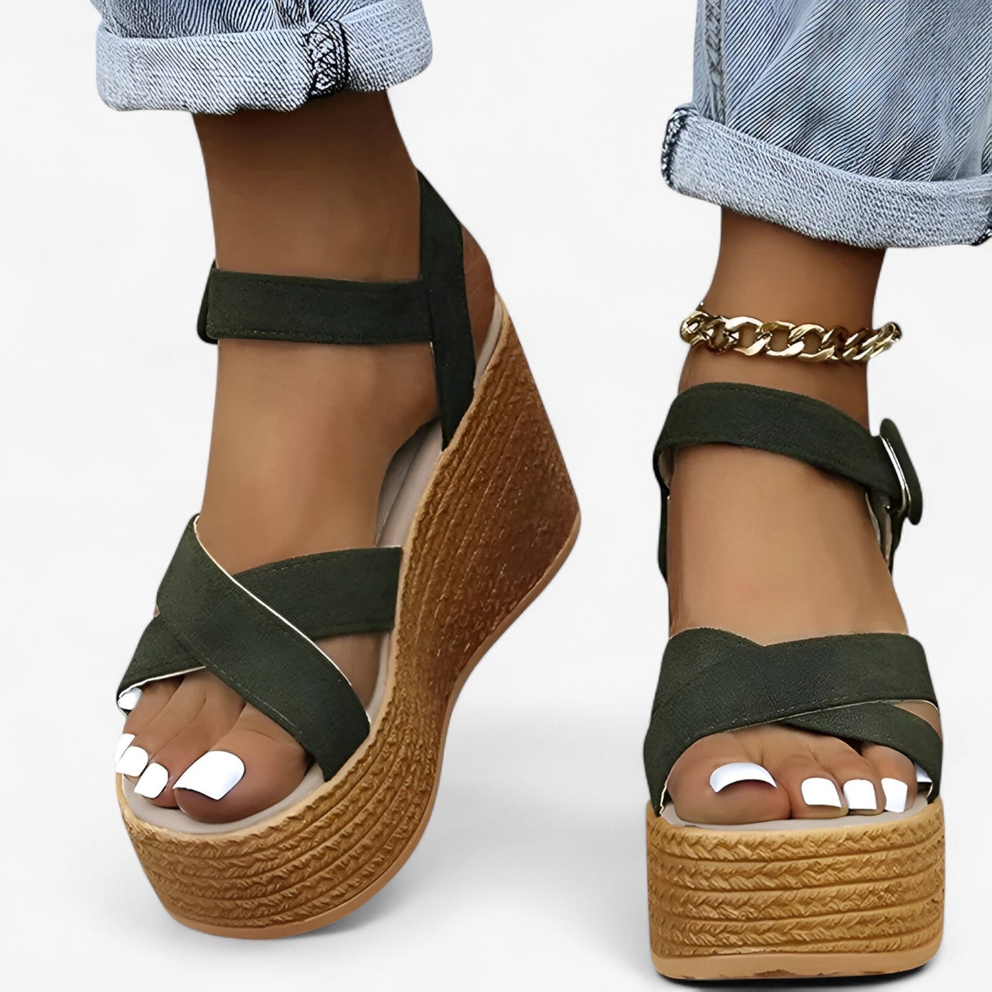 Sandali con tacco confortevoli