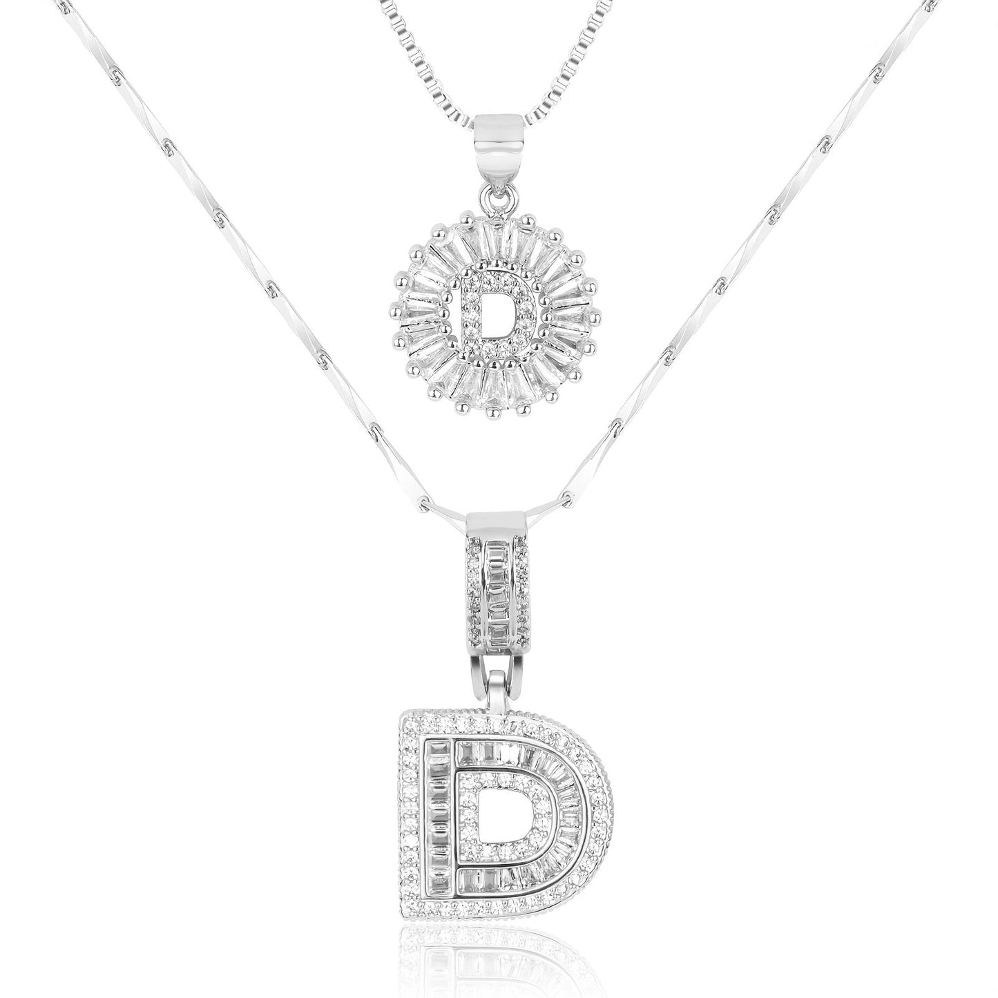 GemLetter Ketting - Initiaal Hanger met Luxe Glans